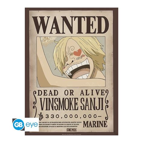 One Piece Sanji Wanted Poster | Nerdom, Greece