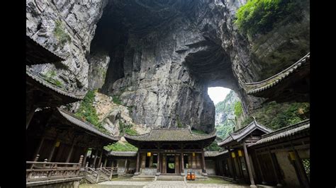 Three Natural Bridges, China - YouTube