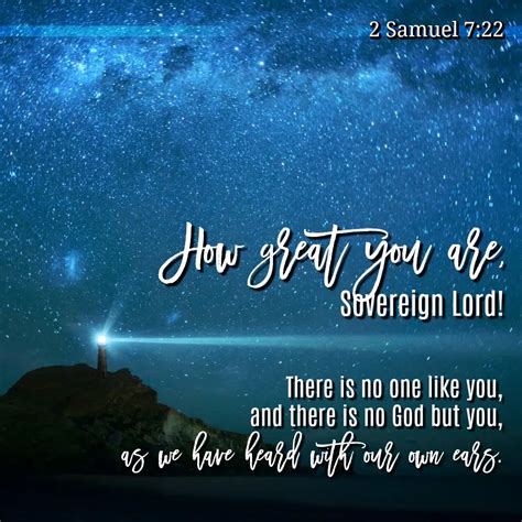 Daily Verse: 2 Samuel 7:22 | KCIS 630