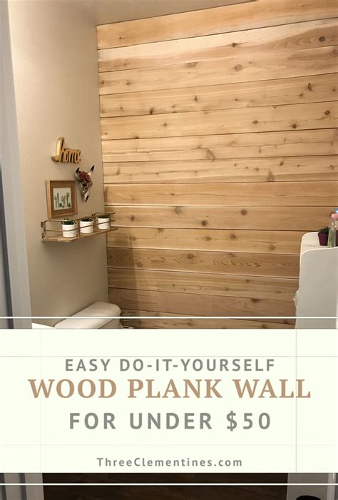20+ Wood Plank Accent Wall