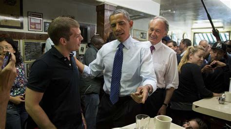 President Obama visits South End sandwich shop