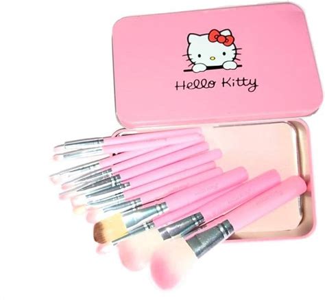 Hello Kitty makeup brush set of 12 - Price in India, Buy Hello Kitty makeup brush set of 12 ...