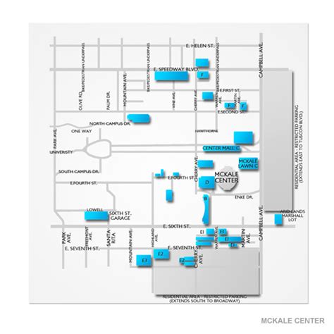 McKale Center Parking Seating Chart | Vivid Seats