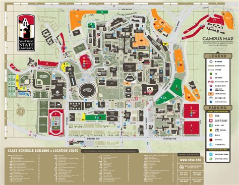 Sdsu Map | PDF | Sports