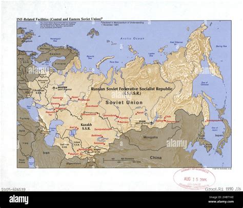 Nuclear weapon facilities map hi-res stock photography and images - Alamy