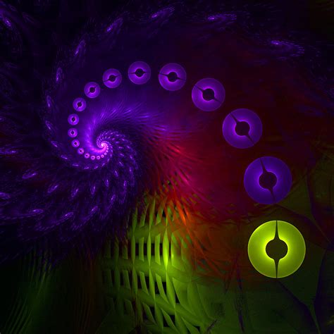 Purple Wave Digital Art by Suzanne Amberson