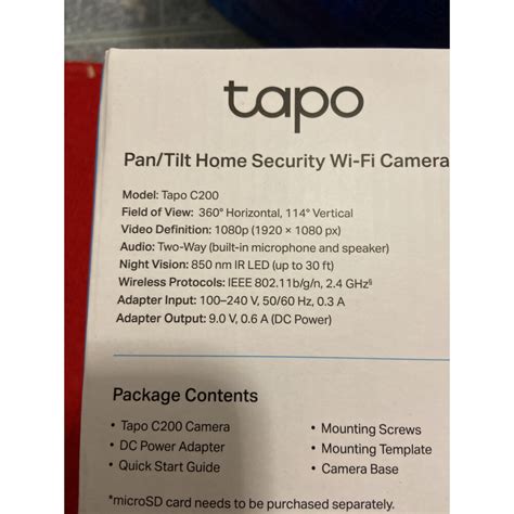 TP-Link Tapo C200 user manual (English - 25 pages)