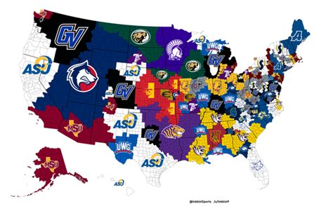 Division II CFB Imperialism Map, Week 10 : r/CFB