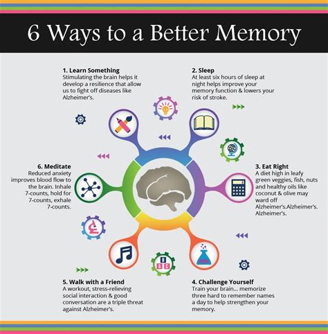 Infographic: Six Ways To A Better Memory - DesignTAXI.com | Improve ...