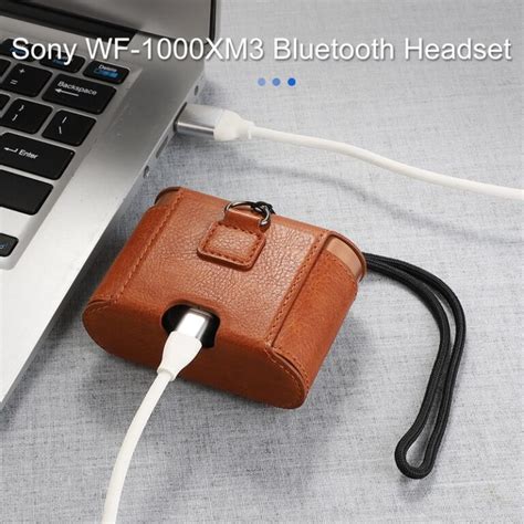 Leather Case For SONY WF-1000XM3 Earphone Accessories Charging Box For ...