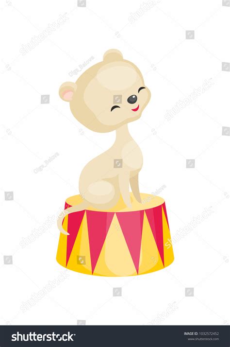 Vector Image Trained Circus Animal Cartoon Stock Vector (Royalty Free) 1032572452 | Shutterstock