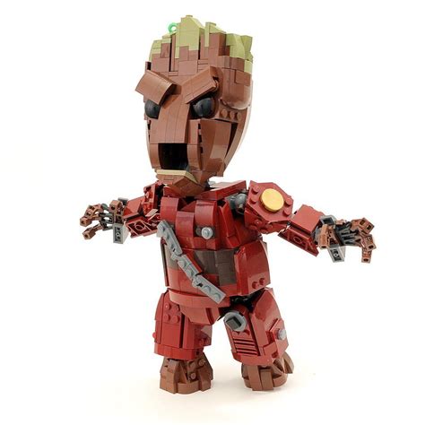 Custom LEGO Baby Groot Figure from The Brick Show on Vimeo. Build your very own LEGO life-size ...