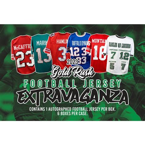 2023 Gold Rush Extravaganza Football Jersey Box | Steel City Collectibles