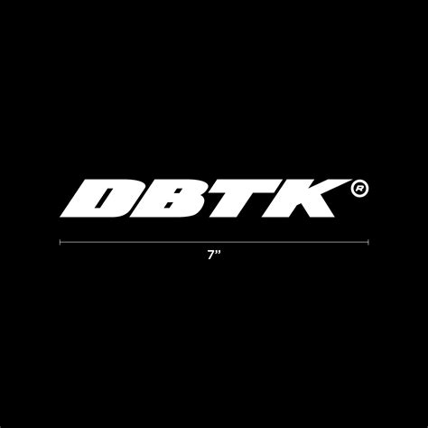 DBTK Cipher Logo (large) - 7" – Don't Blame The Kids Apparel