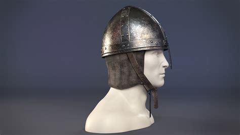 saxon helmet 3d model