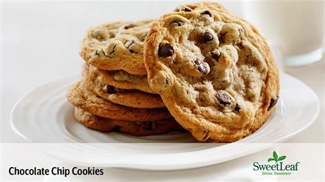 Gluten-Free Chocolate Chip Cookies with SweetLeaf Stevia - YouTube