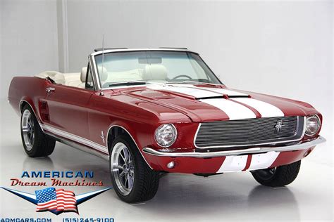 1967 Ford Mustang, Shelby Cobra Accents, Convertible