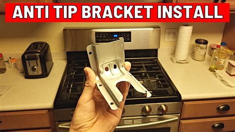 How To Install an Oven Range Anti Tip Bracket in 3 Minutes! - YouTube