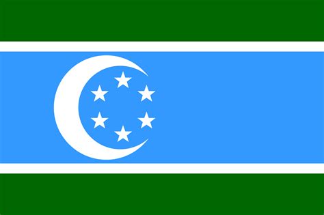 Flag for Turkestan : r/vexillology