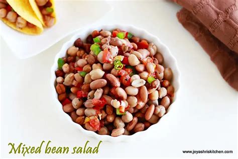 Mixed Bean Salad - Jeyashri's Kitchen