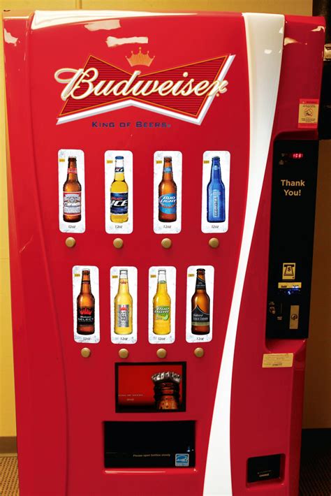 Budweiser Vending Machine by FearOfTheBlackWolf on DeviantArt