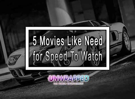 5 Movies Like Need for Speed To Watch