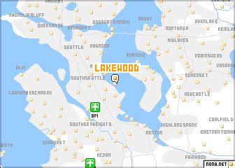 Lakewood (United States - USA) map - nona.net