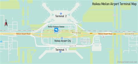 Haikou Meilan Airport Map, Location, Map of HAK Airport