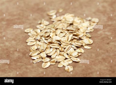 Oatmeal grain breakfast cereal Stock Photo - Alamy