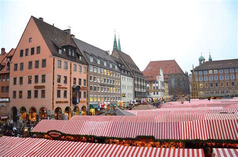 Christkindlesmarkt in Nuremberg at Christmas time