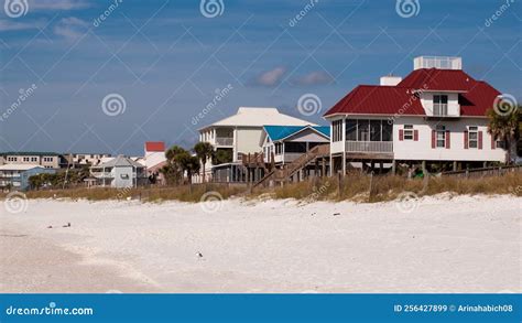 Beach Houses stock image. Image of industry, sand, rock - 256427899