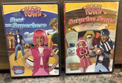 Lazytown DVD Lot of 2 New Superhero and Surprise Santa Children Viacom ...