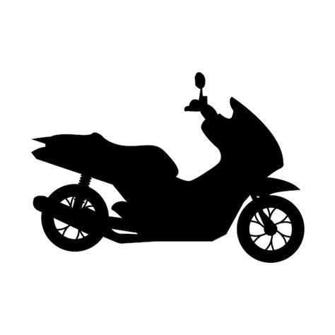 Premium Vector | Motorcycle icon vector