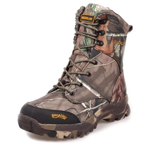 Camo Hunting Boots Realtree AP Camouflage Winter Snow Boots Waterproof ...