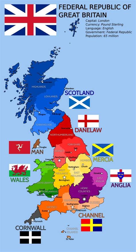 great britain map | England map, Map of britain, Geography map