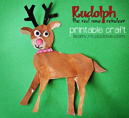 Rudolph the Red Nose Reindeer Craft