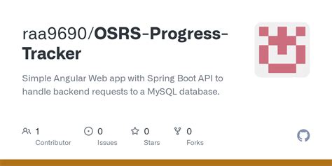 GitHub - raa9690/OSRS-Progress-Tracker: Simple Angular Web app with Spring Boot API to handle ...