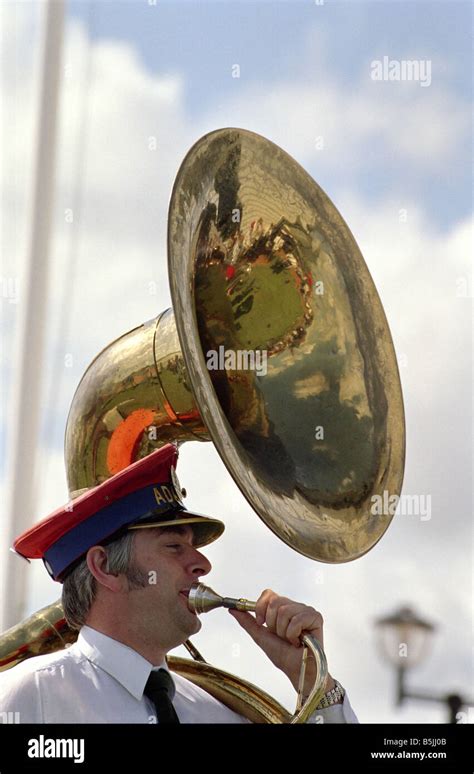 Sousaphone player in marching jazz hi-res stock photography and images ...