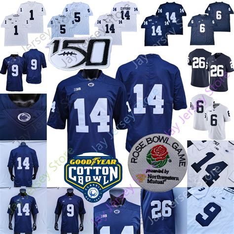 2020 2020 PSU Penn State Football Jersey NCAA Collge Sean Clifford ...