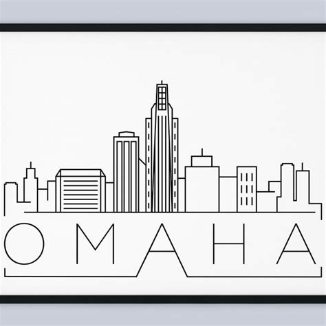 Omaha Skyline - Etsy