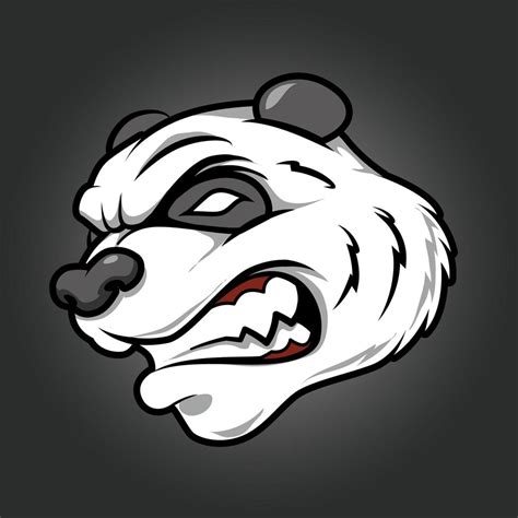 panda head mascot logo vector illustration template isolated 5836537 Vector Art at Vecteezy