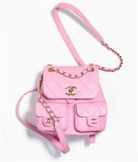 Chanel 23P Pink Duma mini Backpack, Women's Fashion, Bags & Wallets, Backpacks on Carousell