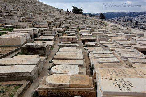 Jewish Tombs, Mount of Olives [C_029302] | Old cemeteries, Cemetery monuments, Graveyard