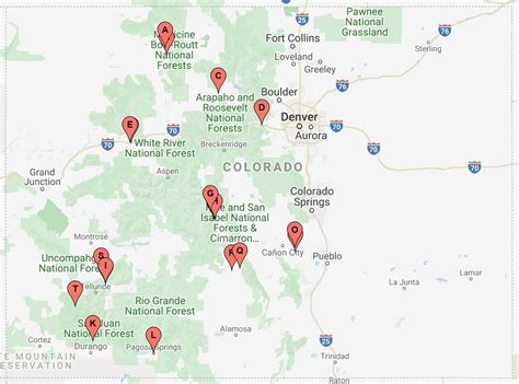 Hot Springs Colorado Map