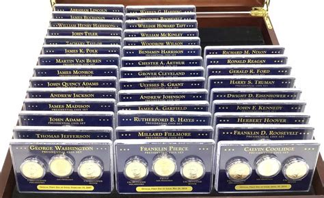 Lot - Danbury Mint U.S. Presidential Coin Collection