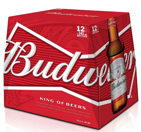 Budweiser Beer 12 pack 16 oz. Bottle - Hudson Wine Co.