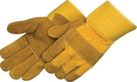 Safety Hand Gloves Leather, 1 Set Yellow | B07N6LXV1N Buy, Best Price ...