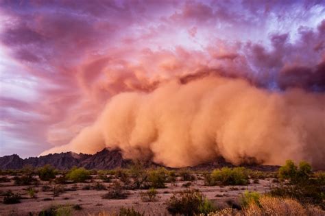 How and where dust storms occur