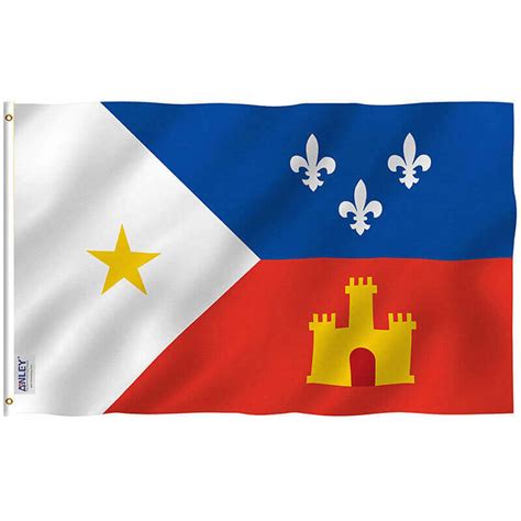 Fly Breeze Ethnic Acadian Flag 3x5 Foot - Anley Flags