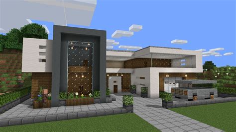 Modern Minecraft House Mansion - Image to u